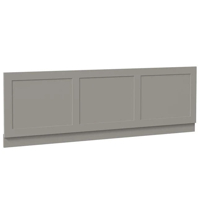 Park Lane Grey MDF Traditional Bath Side Panel - 1700mm 5 Park Lane Grey MDF Traditional Bath Side Panel - 1700mm - Image 3