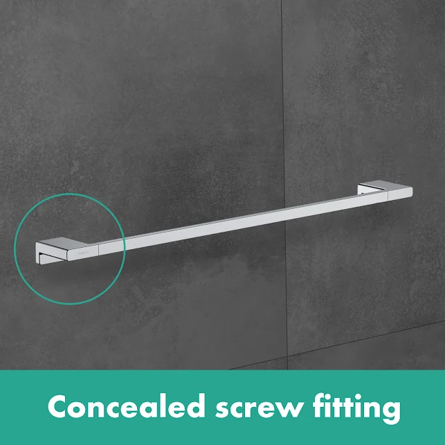 Hansgrohe AddStoris Towel Rail 648mm Chrome - 41747000 4 Hansgrohe AddStoris Towel Rail 648mm Chrome - 41747000 - Image 2