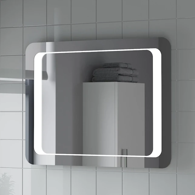 Artis Levo LED Bathroom Mirror With Demister Pad 600 X 800mm - Mains Power 3 Artis Levo LED Bathroom Mirror With Demister Pad 600 X 800mm - Mains Power - Image 2