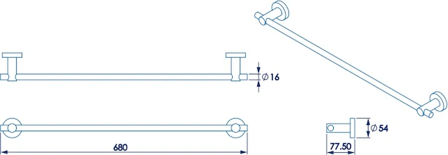 Croydex Epsom Accessory Pack Chrome 8 Croydex Epsom Accessory Pack Chrome - Image 6