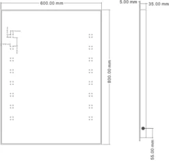 Artis Altum LED Bathroom Mirror With Demister Pad 800 X 600mm - Mains Power -Bathroom Supplies Sales 2024 aa4e1016 e23e 4da1 8b83 a9951a68185b