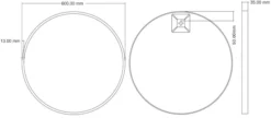 Vale Designs Round Black Framed Mirror 600 X 600mm -Bathroom Supplies Sales 2024 aab0f494 0627 4b3c be49 803fc88b933b