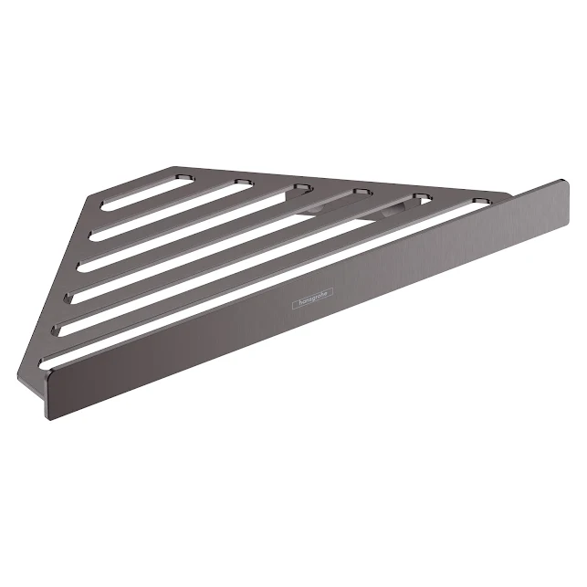 Hansgrohe AddStoris Corner Shower Caddy Shelf Brushed Black - 41741340 3 Hansgrohe AddStoris Corner Shower Caddy Shelf Brushed Black - 41741340