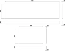 Artis White Gloss MDF Side & End Bath Panel Pack 1800/800mm 13 Artis White Gloss MDF Side & End Bath Panel Pack 1800/800mm -Bathroom Supplies Sales 2024 acb7f067 7e2c 4b54 b1c1 8c6b4501e6c3