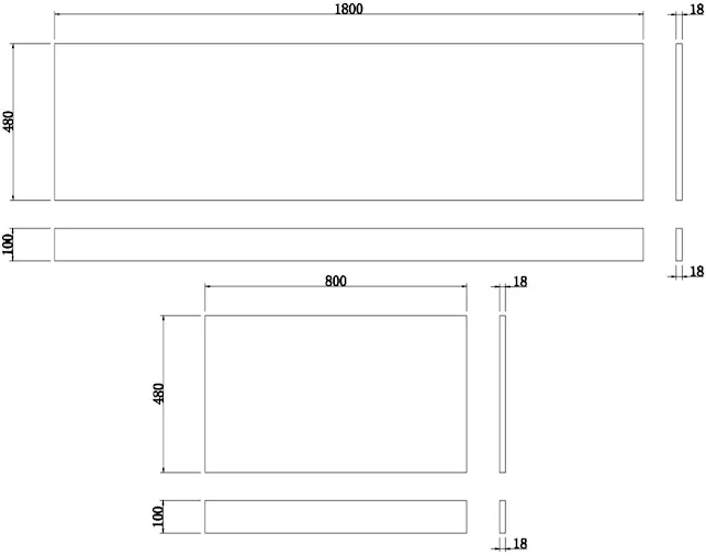 Artis White Gloss MDF Side & End Bath Panel Pack 1800/800mm 8 Artis White Gloss MDF Side & End Bath Panel Pack 1800/800mm - Image 6