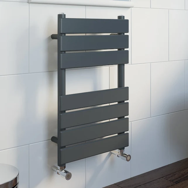 DuraTherm Dual Fuel Flat Panel Heated Towel Rail - 650 X 400mm - Thermostatic Anthracite 7 DuraTherm Dual Fuel Flat Panel Heated Towel Rail - 650 X 400mm - Thermostatic Anthracite - Image 5