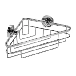 Croydex Brockham Flexi-Fix Corner Basket - QM805941
