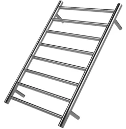 Warmup Anise Electric 8 Bar Straight Ladder Polished Heated Towel Rail 800 X 530mm - 100W