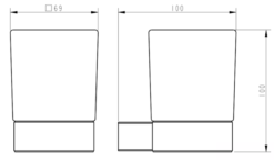 Architeckt Jupiter Black Wall Hung Tumbler -Bathroom Supplies Sales 2024 b711bfcd 0b05 472d 92a9 a20566c61145