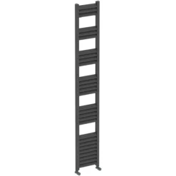 Towelrads Eton Heated Towel Rail - Anthracite 1800 X 300mm