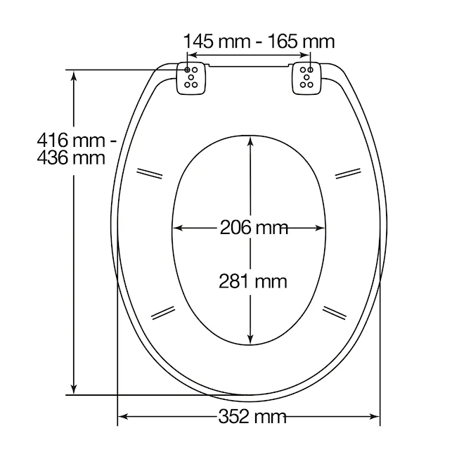 Bemis 2850 Buxton Ultra-Fix Round White Toilet Seat 5 Bemis 2850 Buxton Ultra-Fix Round White Toilet Seat - Image 3