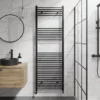 DuraTherm Heated Towel Rail Matt Black 1800 X 600mm Flat -Bathroom Supplies Sales 2024 bd172966 de7a 4409 8432 7d747465866e