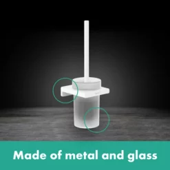 Hansgrohe AddStoris Wall Mounted Toilet Brush Holder - Matt White 6 Hansgrohe AddStoris Wall Mounted Toilet Brush Holder - Matt White -Bathroom Supplies Sales 2024 bd1c43d8 19d3 44ea a8f1 77d1f0932980