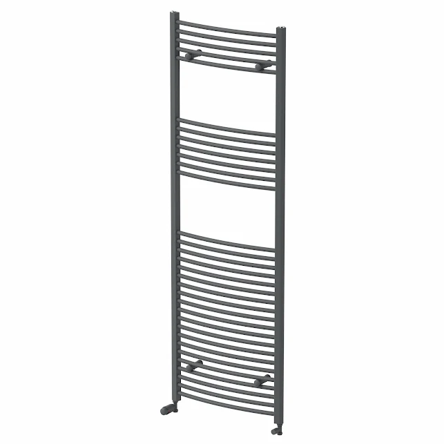 DuraTherm Curved Heated Towel Rail Anthracite - 1800 X 600mm 5 DuraTherm Curved Heated Towel Rail Anthracite - 1800 X 600mm - Image 3
