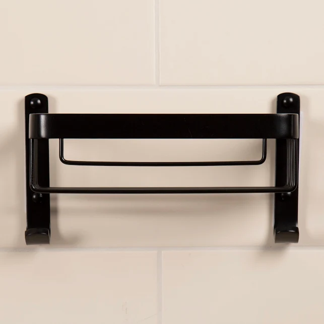 Croydex Aluminium Chunky Large Basket Black - QM770321 4 Croydex Aluminium Chunky Large Basket Black - QM770321 - Image 2