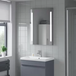 Artis Aqua LED Bathroom Mirror 800 X 600mm - Mains Power