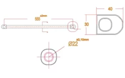 Duratherm Heated Towel Rail Flat Chrome 750 X 600mm -Bathroom Supplies Sales 2024 c6af7b07 08db 4135 b190 601c6d141697