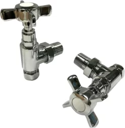 DuraTherm Traditional Chrome Cross Head Angled Radiator Valves - 15mm -Bathroom Supplies Sales 2024 c7198588 c1f6 4173 ae8b fd2c48332eff