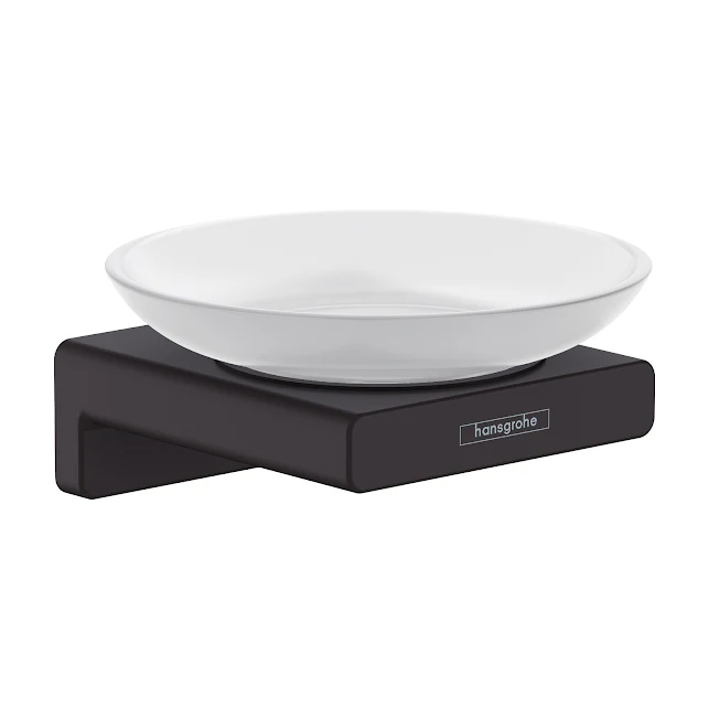 Hansgrohe AddStoris Soap Dish Matt Black - 41746670 6 Hansgrohe AddStoris Soap Dish Matt Black - 41746670 - Image 4