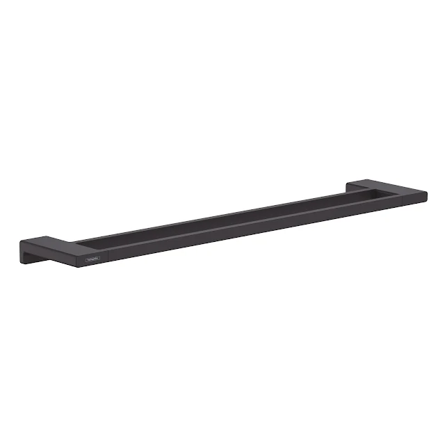 Hansgrohe AddStoris Double Towel Rail 648mm Matt Black - 41743670 3 Hansgrohe AddStoris Double Towel Rail 648mm Matt Black - 41743670