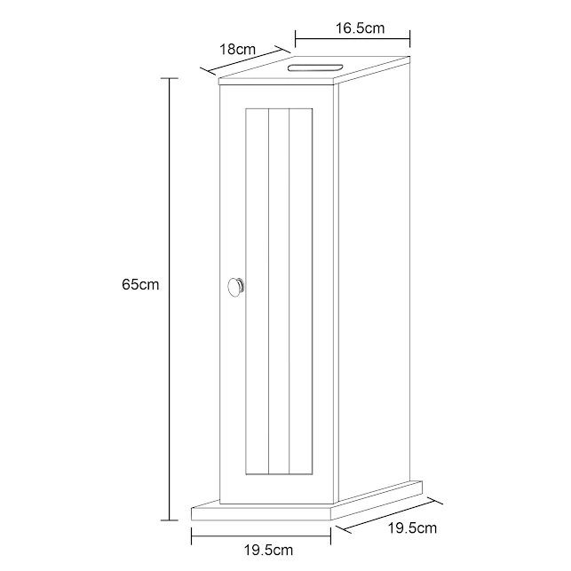 Vale Designs Colonial Toilet Roll Holder - White 6 Vale Designs Colonial Toilet Roll Holder - White - Image 4