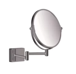 Hansgrohe AddStoris Shaving Mirror Brushed Black - 41791340