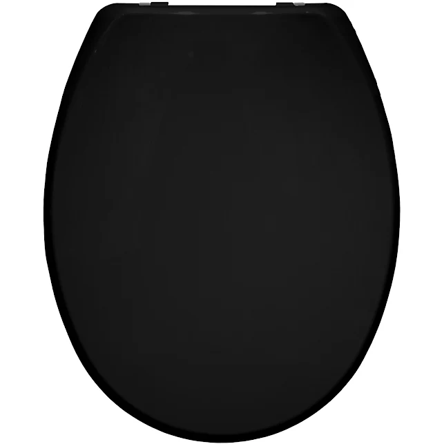 Bemis 2850CPT Buxton Ultra-Fix Round Black Toilet Seat 3 Bemis 2850CPT Buxton Ultra-Fix Round Black Toilet Seat