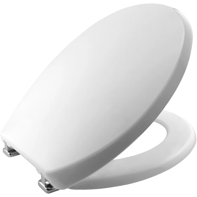 Bemis 2850 Buxton Ultra-Fix Round White Toilet Seat 4 Bemis 2850 Buxton Ultra-Fix Round White Toilet Seat - Image 2