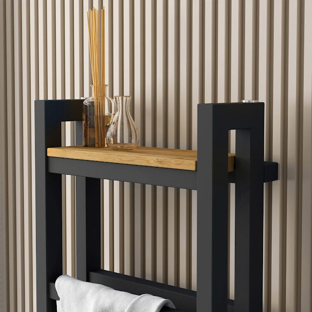 Terma Stand Heated Towel Rail - Modern Grey 1150 X 400mm 10 Terma Stand Heated Towel Rail - Modern Grey 1150 X 400mm - Image 8