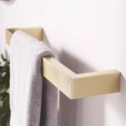 Towelrads Elcot Electric Heated Towel Rail 3 Pack - Brushed Brass 450 X 100mm