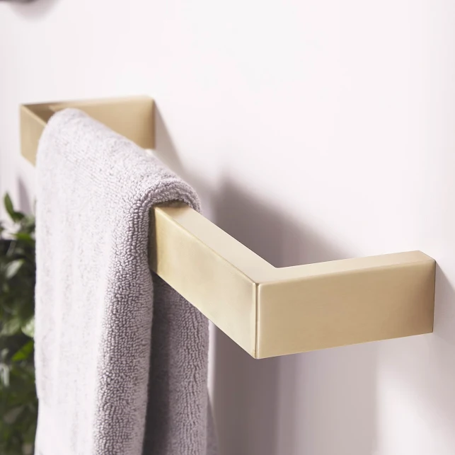 Towelrads Elcot Electric Heated Towel Rail 3 Pack - Brushed Brass 450 X 100mm 3 Towelrads Elcot Electric Heated Towel Rail 3 Pack - Brushed Brass 450 X 100mm