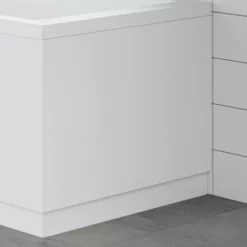 Artis White Gloss MDF Bath End Panel 700mm