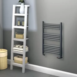 Towelrads Eton Heated Towel Rail - Anthracite 800 X 500mm