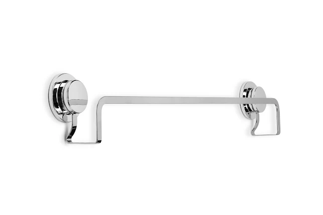 Croydex Stick 'n' Lock Towel Rail - QM292941 4 Croydex Stick 'n' Lock Towel Rail - QM292941 - Image 2