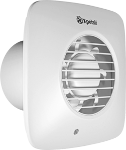 Xpelair Simply Silent Standard Square Extractor Fan 100mm - DX100BS