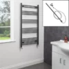DuraTherm Dual Fuel Anthracite Heated Towel Rail 1200 X 600mm Flat Manual -Bathroom Supplies Sales 2024 df32b43f 6fd9 4858 94db 9db6cd97b092