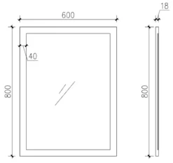 Artis Gloss White 600 X 800mm Framed Bathroom Mirror 8 Artis Gloss White 600 X 800mm Framed Bathroom Mirror -Bathroom Supplies Sales 2024 e1393dcc 9410 490a b3ea baab69562418 1