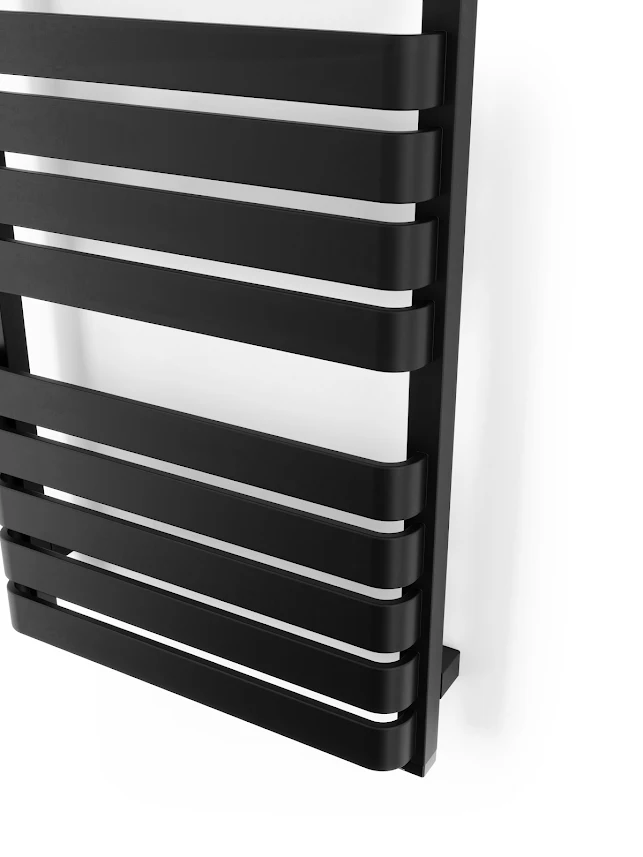 Terma Warp T One Electric Towel Rail Matt Black 1695 X 500mm 9 Terma Warp T One Electric Towel Rail Matt Black 1695 X 500mm - Image 7