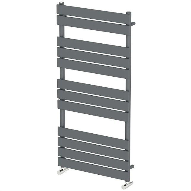 DuraTherm Dual Fuel Flat Panel Heated Towel Rail - 1200 X 600mm - Manual Anthracite 7 DuraTherm Dual Fuel Flat Panel Heated Towel Rail - 1200 X 600mm - Manual Anthracite - Image 5