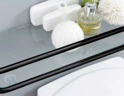 Vale Designs Wall Shelf With Rail - Black -Bathroom Supplies Sales 2024 e67bd31c f719 4ed8 ac01 626d11ddb3f1