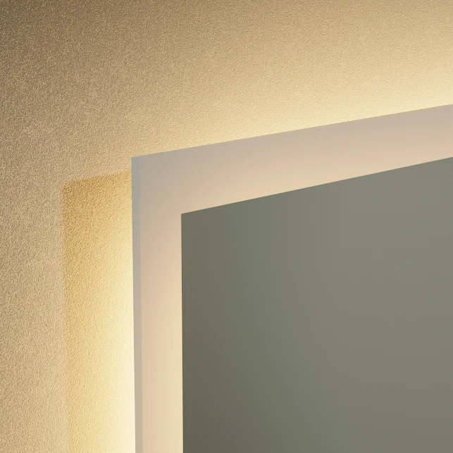 Vasari Large Rectangular Backlit LED Mirror With Demister - 1200 X 800mm Polished 4 Vasari Large Rectangular Backlit LED Mirror With Demister - 1200 X 800mm Polished - Image 2