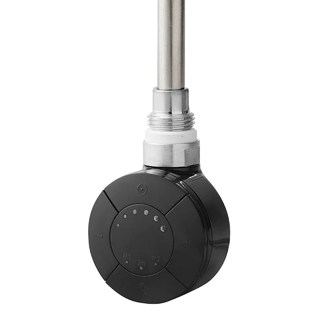 Towelrads Smart Thermostatic Electric Heating Element Black 300w 3 Towelrads Smart Thermostatic Electric Heating Element Black 300w