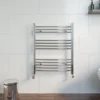 DuraTherm Curved Heated Towel Rail Chrome - 750 X 600mm -Bathroom Supplies Sales 2024 e9a00e79 23f9 4d52 bac3 87227e981799