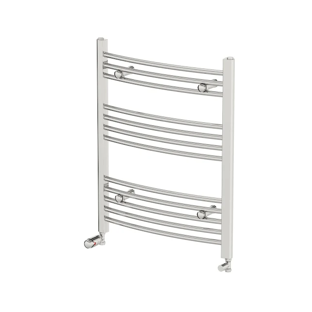 DuraTherm Curved Heated Towel Rail Chrome - 750 X 600mm 5 DuraTherm Curved Heated Towel Rail Chrome - 750 X 600mm - Image 3