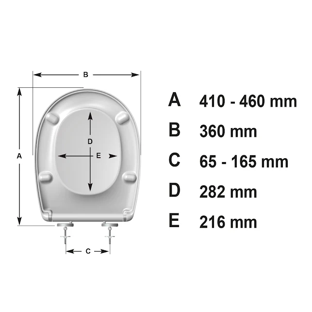 Bemis 2320 Push 'n' Clean Ultra-Fix Soft Close Round White Toilet Seat 6 Bemis 2320 Push 'n' Clean Ultra-Fix Soft Close Round White Toilet Seat - Image 4