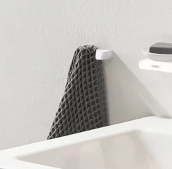 Hansgrohe AddStoris Double Towel Hook - Matt White