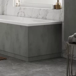 Vitusso Concrete Bath End Panel - 700mm