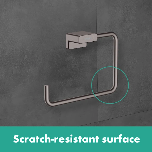 Hansgrohe AddStoris Towel Ring Brushed Black - 41754340 4 Hansgrohe AddStoris Towel Ring Brushed Black - 41754340 - Image 2