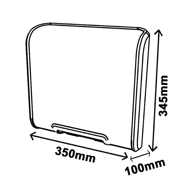 AirDri Quad Brushed Steel Hand Dryer - HDH0308C0SSB 6 AirDri Quad Brushed Steel Hand Dryer - HDH0308C0SSB - Image 4