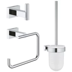 Grohe Essentials Cube 3-in-1 City Accessories Set Chrome 40757001